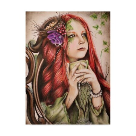 Trademark Fine Art Sheena Pike Art And Illustration 'Ivy' Canvas Art, 35x47 ALI32826-C3547GG